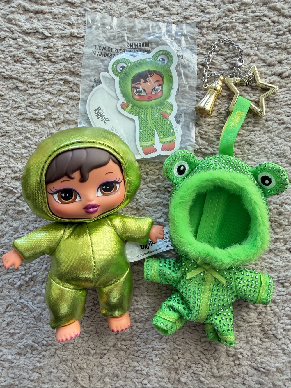 Bratz Bratziez Bling Seriez Yasmin Frog Doll